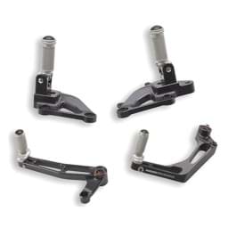 Zeige Details für Ducati - Fahrerfußrasten Kit aus schwarz eloxiertem Aluminium Bild von Ducati - Fahrerfußrasten Kit aus schwarz eloxiertem Aluminium