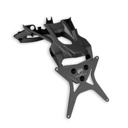 Zeige Details für Ducati - Kennzeichenhalter aus Kohlefaser (Matt) Bild von Ducati - Kennzeichenhalter aus Kohlefaser (Matt)