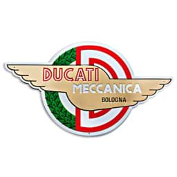 Zeige Details für Ducati - Meccanica Metallschild Bild von Ducati - Meccanica Metallschild