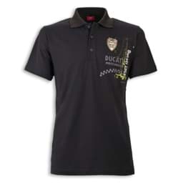 Zeige Details für Ducati Retrò Kurzärmeliges Polo Bild von Ducati Retrò Kurzärmeliges Polo