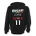 Bild von Ducati Spies D11 Sweatshirt mit kapuze