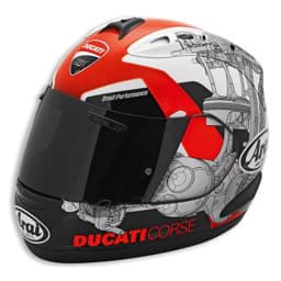 Zeige Details für Ducati Corse Integralhelm 14 Arai RX PG-7 Bild von Ducati Corse Integralhelm 14 Arai RX PG-7