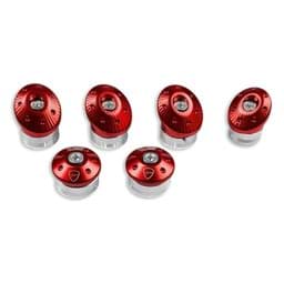 Zeige Details für Ducati Satz Rahmenverschlüsse in aus dem Vollen bearbeitetem Aluminium Bild von Ducati Satz Rahmenverschlüsse in aus dem Vollen bearbeitetem Aluminium