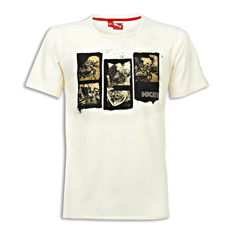 Bild von Ducati Herren Vintage SS13 Kurzärmeliges T-Shirt