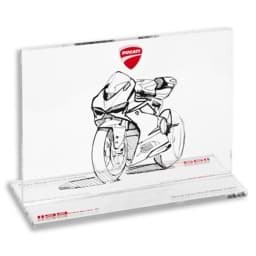 Show details for Ducati - 1199 Panigale memorabilia plexiglass Picture of Ducati - 1199 Panigale memorabilia plexiglass